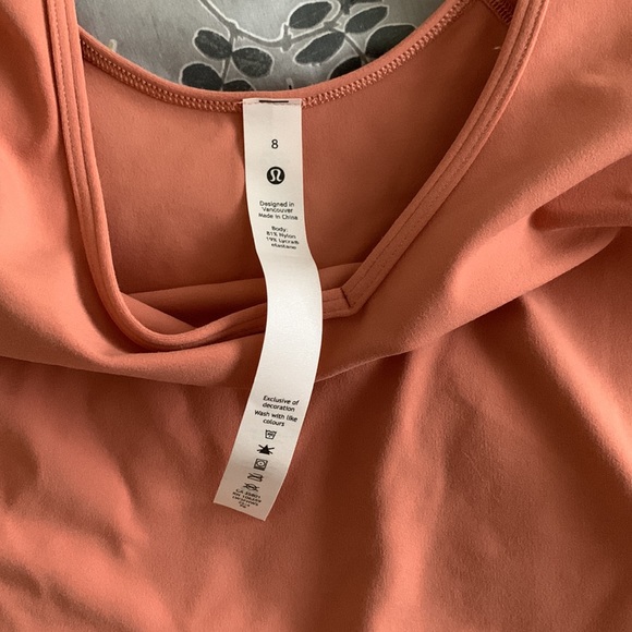 Lululemon Align long sleeve peach coloured ๐ - Picture 2 of 3